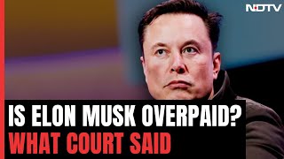 US Judge Voids Elon Musks 55 Billion Tesla Compensation [upl. by Sinnard638]