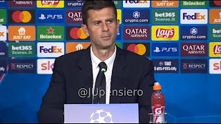 THIAGO MOTTA post JuvePSV Eindhoven 31 conferenza stampa quotQuasi più contento dopo Empoliquot [upl. by Teufert]