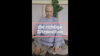 Meditation  die richtige Sitzposition [upl. by Acenahs668]