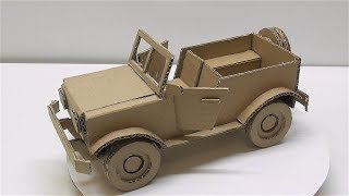 How to make a car from cardboard [upl. by Ylhsa]