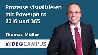 Prozesse visualisieren mit Powerpoint 2016 und 365 [upl. by Theodosia]