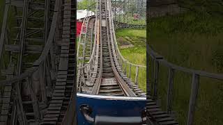 Silver Comet at Niagara Falls niagarafalls rollercoaster onride achterbahn themepark shorts [upl. by Hayse]