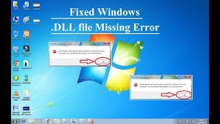 How to Fix All DLL Missing File Error in Windows PC  Windows 7XPVistaService Pack 12 [upl. by Ro]