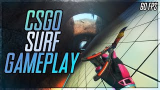 Free To Use CSGO Surfing Gameplay 1080p 60fps [upl. by Lehcnom79]