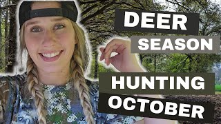 Hunting October Ohio Deer Season  Saddle Hunting Public Land  Ohio Bowhunting 2023 Ep02 [upl. by Aisyla]