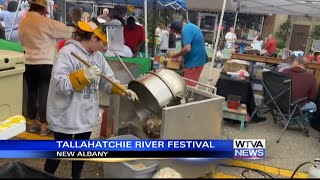 Tallahatchie River Fest brings art food and music to New Albany [upl. by Gnes]