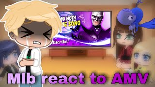 Mlb react to AMV ❤️ Hawk Moth Theme Song Gacha Club [upl. by Anih]