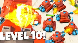 MAX LEVEL 10 SCORCHERS IN BOOM BEACH [upl. by Silvester]