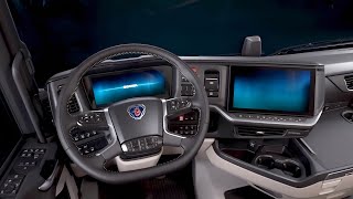 New SCANIA INTERIOR with Smart Dash This is next level cabin [upl. by Boyse]