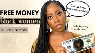 Business Grants For BLACK Women Why is nobody talking about this [upl. by Wardlaw229]