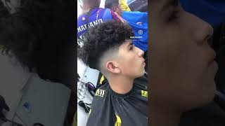 Que Tal Este Mid Fade 🔥💈 midfade mid haircut hair barbero barber cortes [upl. by Eirolam]