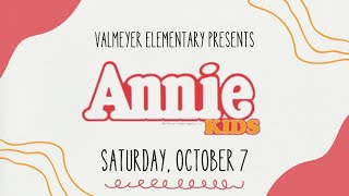 Valmeyer Elementary School Presents Annie KIDS  October 7 2023 [upl. by Cirdnek]