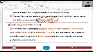 TA7 ENDOCRINE PHARMACOLOGY 4 [upl. by Iek]