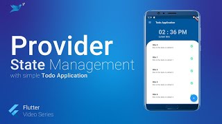 Provider state management in flutter with Todo Application [upl. by Wey972]