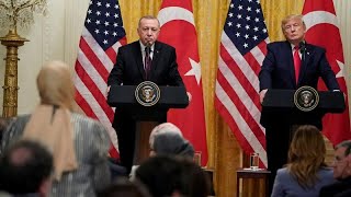 Trump  Erdoğan toplantısında öne çıkan soru ve cevaplar [upl. by Eeresid]