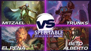 Lathril vs Toralf vs Ojer Kaslem vs Azami  EDH  Spelltable game play [upl. by Anirtek]