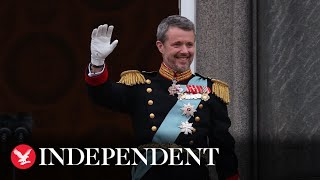 Watch again Denmarks Frederik becomes King as Queen Margrethe abdicates throne [upl. by Charita]