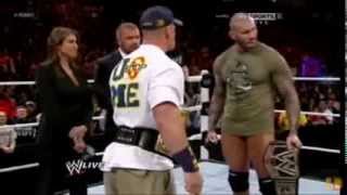 John Cena WHO IS CHAMPION  John Cena vs Randy Orton [upl. by Post109]