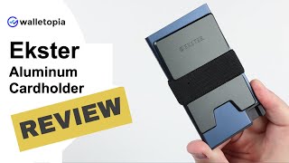 Ekster Aluminum Cardholder wallet  new or a rehash [upl. by Oigres]