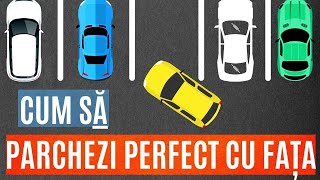 3 PAȘI Pentru O PARCARE CU FAȚA PERFECTĂ  Școala de șoferi [upl. by Sheffield]