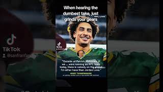 Jordan Love is the most overrated QB on the planet nfl packers 49ers [upl. by Garv]