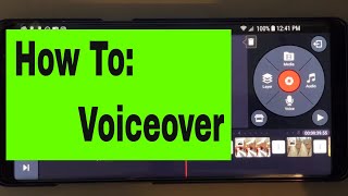 How to Add voice over using Kine Master video editing app for iPhone and android [upl. by Hartzel324]