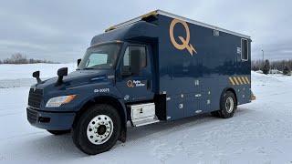 L’électrification des camions utilitaires d’HydroQuébec passe par la Beauce [upl. by Redla143]