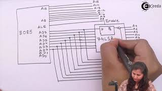 Demultiplexing Lower order Address Bus amp Data Bus in 8085 Microprocessor [upl. by Barnabe]