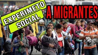 Experimento social a carabana de migrantes  Mensajeros urbanos [upl. by Deck148]