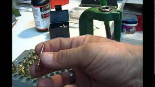 RELOADING BASICS 308 WITH NEW BRASSwmv [upl. by Silrak173]