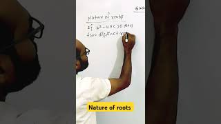 ch 4 Quadratic equations class 10 nature of roots maths [upl. by Ertha]