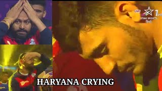 Haryana steelers player Ashish Shivam Vinay coach crying after lost pkl 10 final match PUN l pkl 10 [upl. by Aieki]