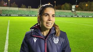 Alba Redondo quotSon tres goles más para mi cuenta pero lo importante son los tres puntosquot [upl. by Connell]