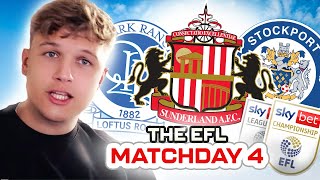 SUNDERLAND 4 WINS IN A ROW BIRMINGHAM STILL UNBEATEN AND WEDNESDAY SMELL EFL thoughts week 4 [upl. by Loss]