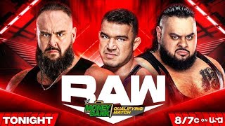 Braun Strowman vs Bronson Reed full match [upl. by Norita64]