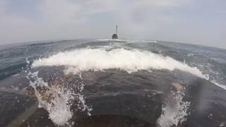 Submarine diving from the outside using a couple of GoPro cameras [upl. by Dimitri565]