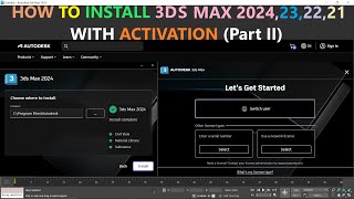 Install 3ds Max 2024  23  22  21 Free Activation [upl. by Namolos]