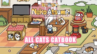 Neko Atsume ALL CATS 100 Full Completed  Catbook and Album Show  Snow Theme  Rare Cats  ねこあつめ [upl. by Niamart]