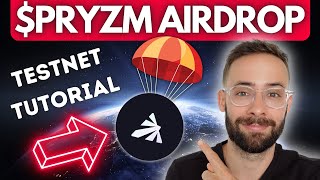 PRYZM Airdrop Guide Testnet Airdrop [upl. by Anawik]