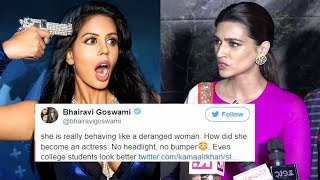 Kriti Sanons Reaction On Bhairavi Goswamis INSULT To Her Body [upl. by Naiva]