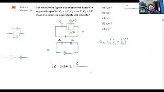 🔭 Luglio 2024  Fisica e matematica n° 614  Nel circuito in figura i condensatori hanno le seguent… [upl. by Iorio]