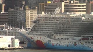 Norwegian Breakaway Departs New York May 12 2013 [upl. by Malka]