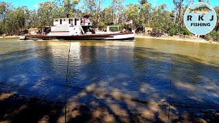 Murray River fishing in Echuca Moama [upl. by Gillette]