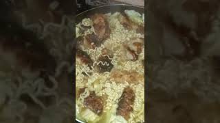 Payless instant mami noodles with Gyosa cabbage [upl. by Erda]