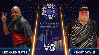 Leonard Gates vs Kenny Doyle  501 Elite King Seat  NDA Team Dart [upl. by Hashim907]