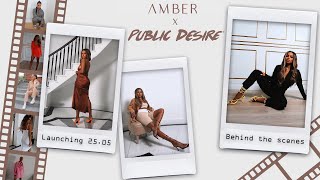 AMBER X PUBLIC DESIRE BTS SHOOTING MY COLLECTION [upl. by Niletak]