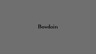 Bowdoin College Brunswick ME UWC Welcome video [upl. by Pauli708]