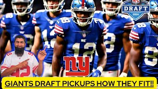 Giants Draft Pickups  new york giants trade rumors  Giants4LifeNY [upl. by Curzon]