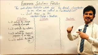 Lec03 Ch02 Why Electron Proton and Neutron are called Fundamental subatomic particles [upl. by Ebanreb117]