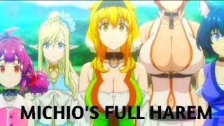 Michios Perfect Full Harem😏  A Harem in a Fantasy World Labyrinth  異世界迷宮でハーレムを [upl. by Guido]